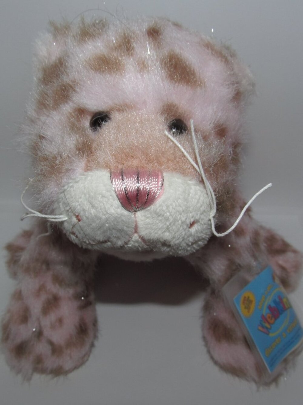 Webkinz Strawberry Cloud Leopard Plush Toy Stuffed Animal NEW AND SEALED CODE